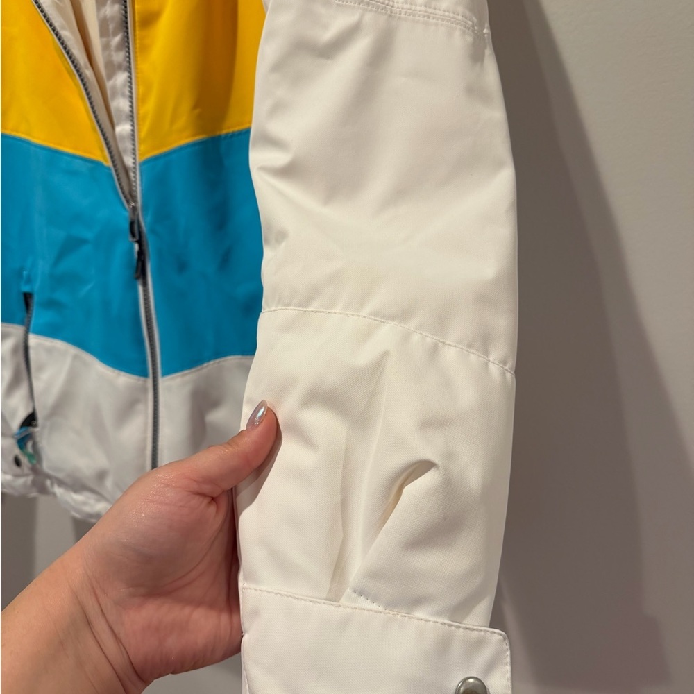 Obermeyer Color Block Hooded Ladies Ski Jacket - Picture 5 of 13